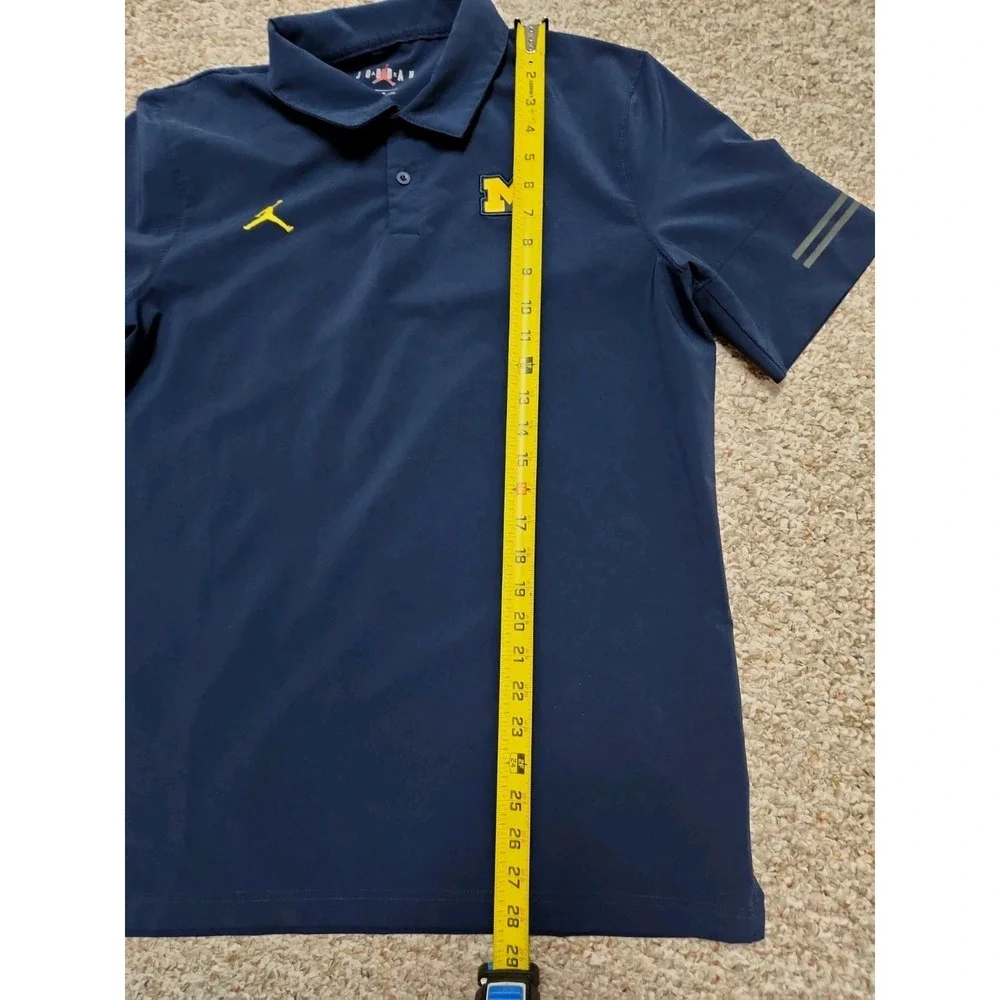 Jordan Shirt Mens M On‎ Field Michigan Wolverines Team Issued Polyester Spandex